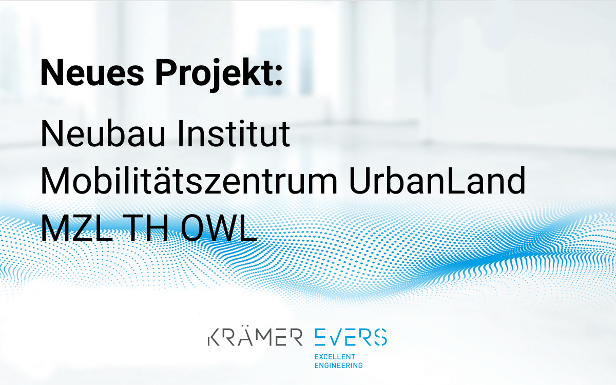Neubau Institut Mobilitätszentrum UrbanLand MZL TH OWL Krämer Evers